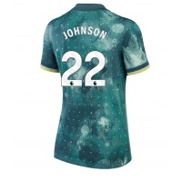 Maglia Calcio Tottenham Hotspur Brennan Johnson #22 Terza Divisa Donna 2024-25 Manica Corta